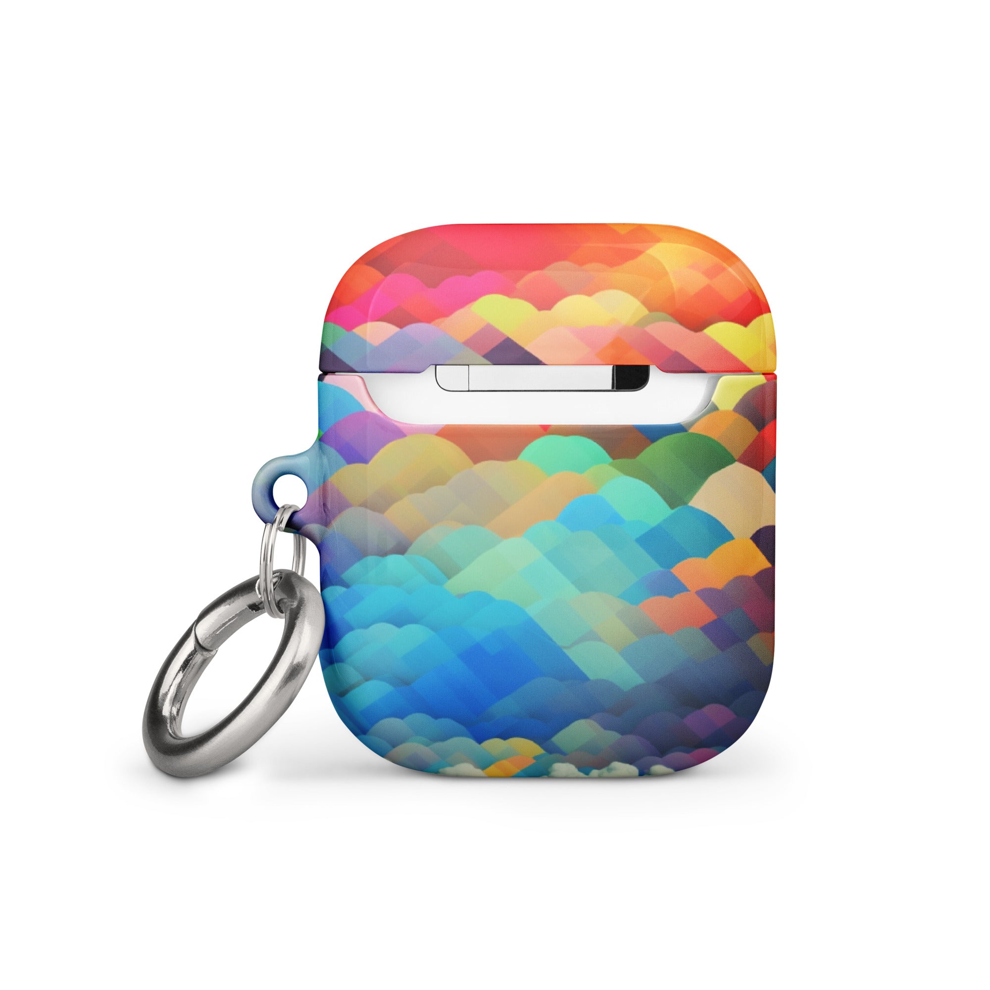 Case for AirPods®- Rainbow Clouds Pattern 02