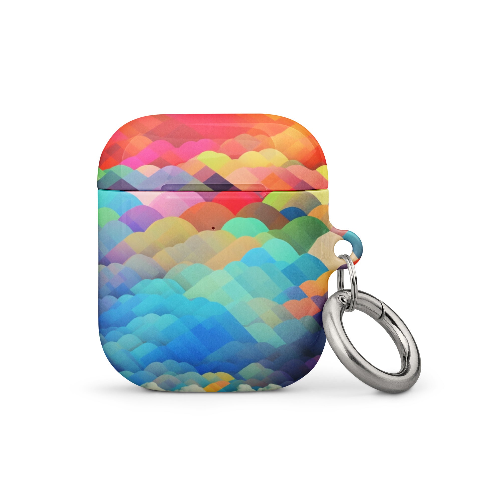 Case for AirPods®- Rainbow Clouds Pattern 02