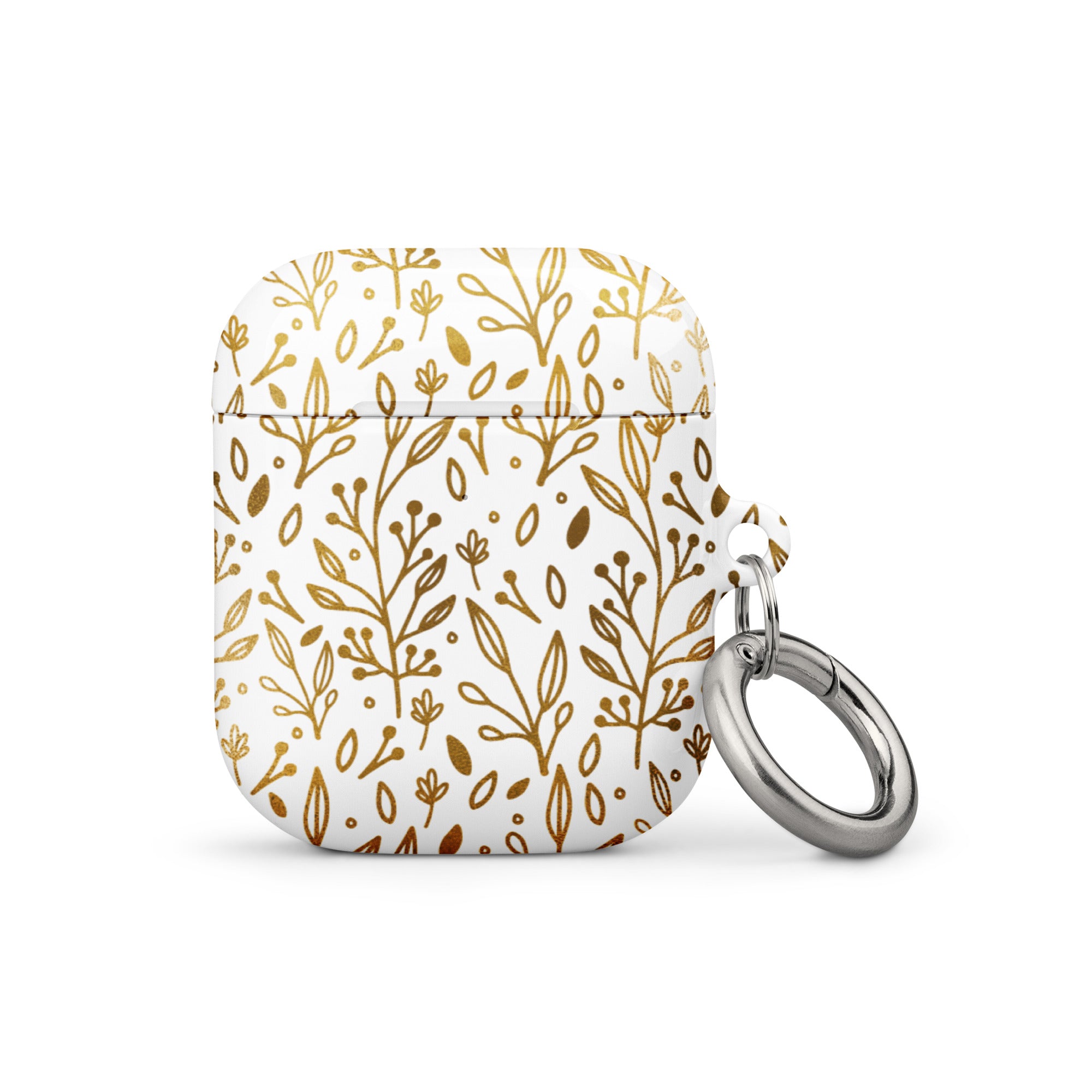 Case for AirPods®- Golden Flowers