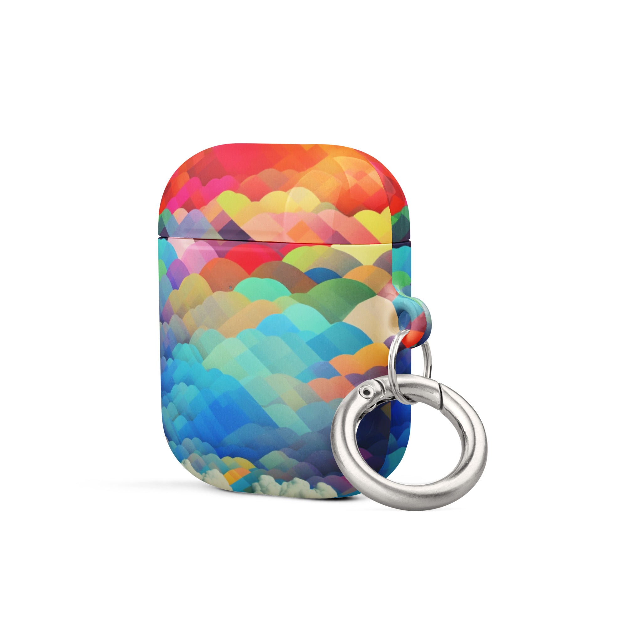 Case for AirPods®- Rainbow Clouds Pattern 02