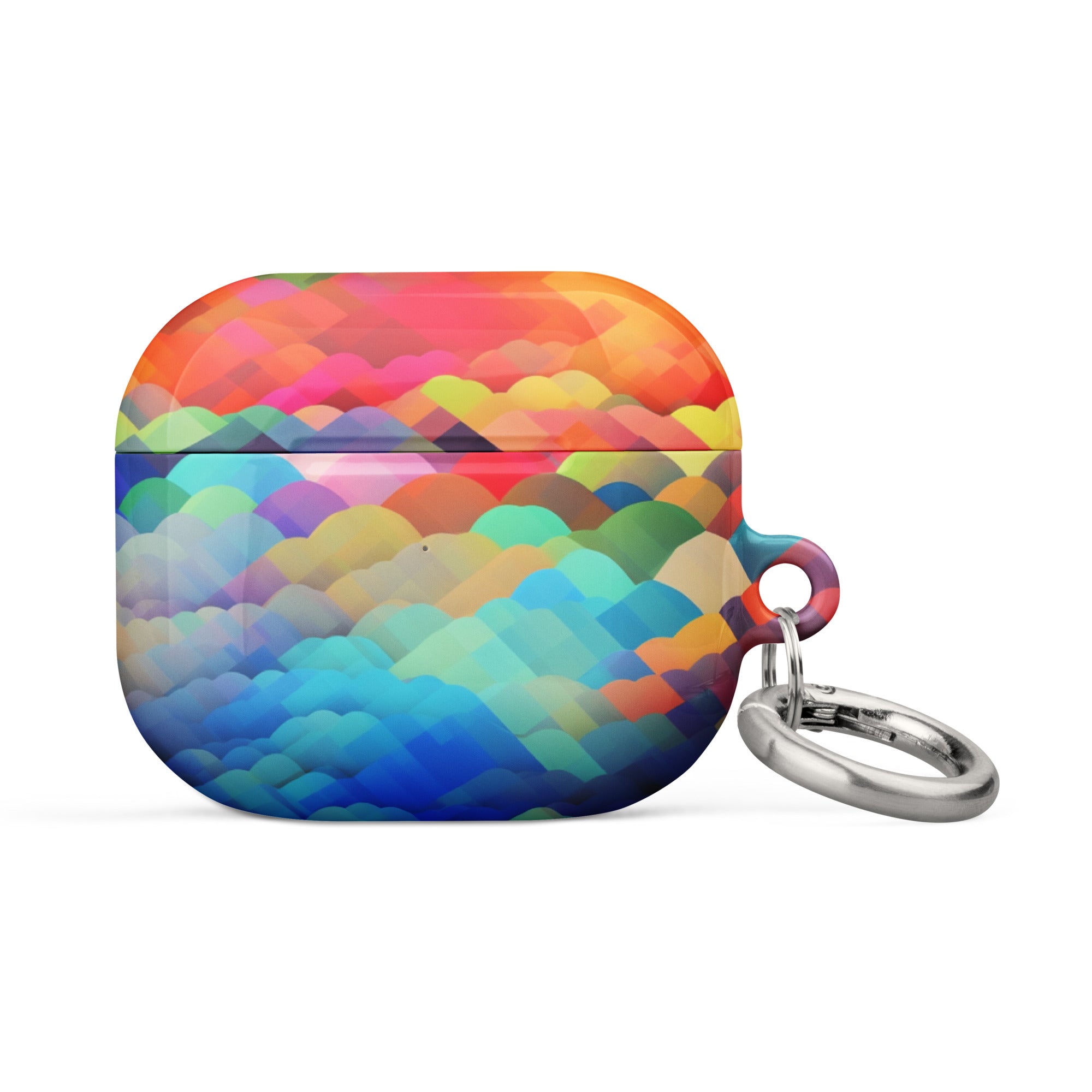 Case for AirPods®- Rainbow Clouds Pattern 02