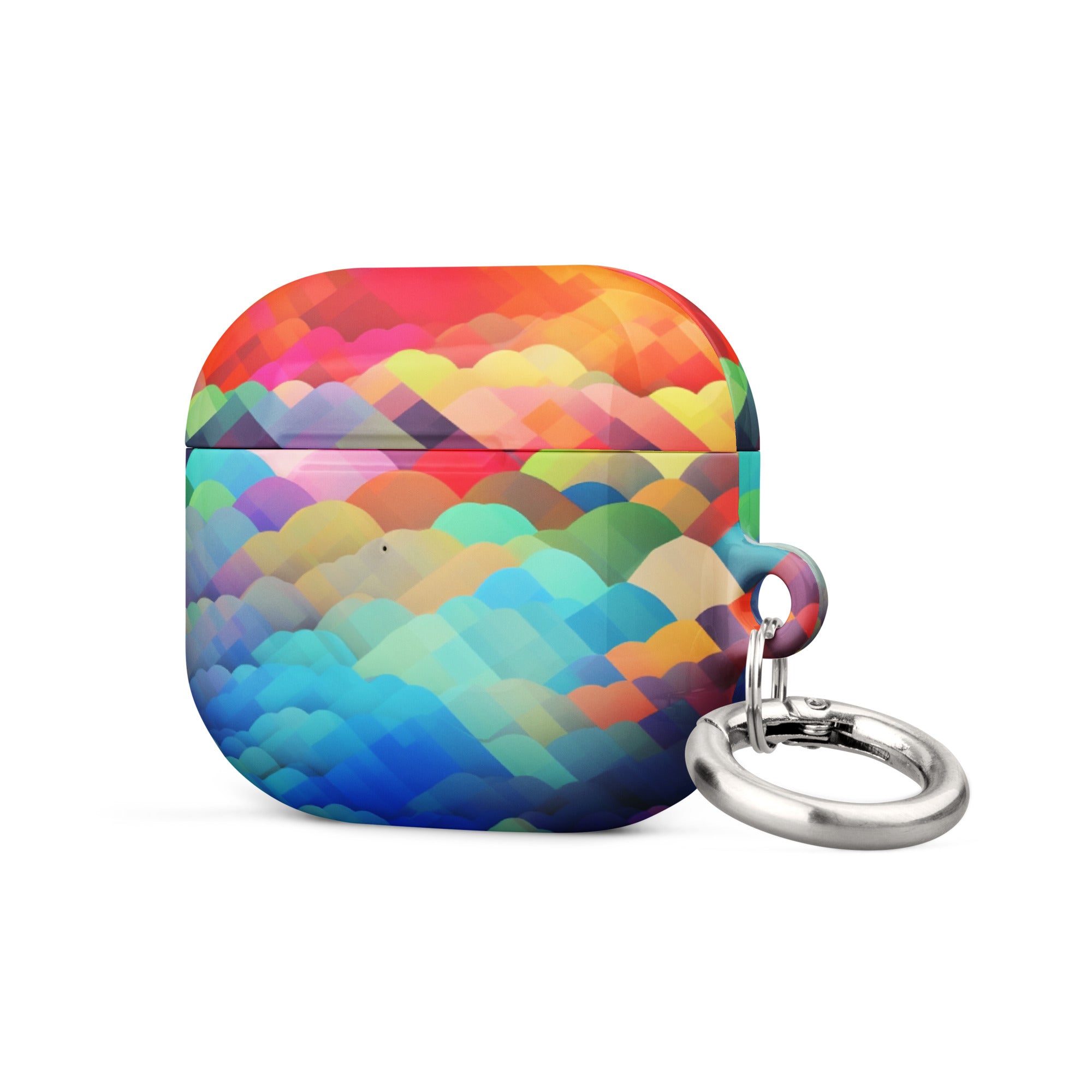 Case for AirPods®- Rainbow Clouds Pattern 02