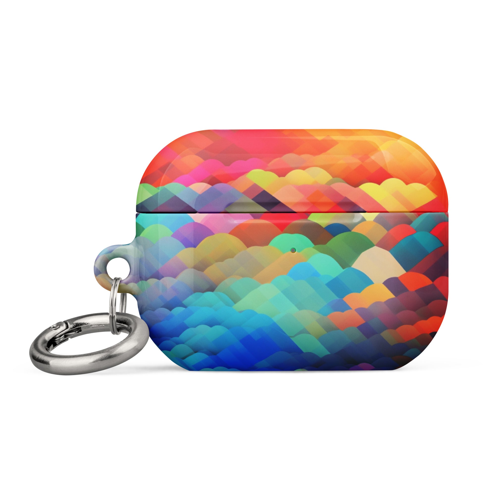 Case for AirPods®- Rainbow Clouds Pattern 02
