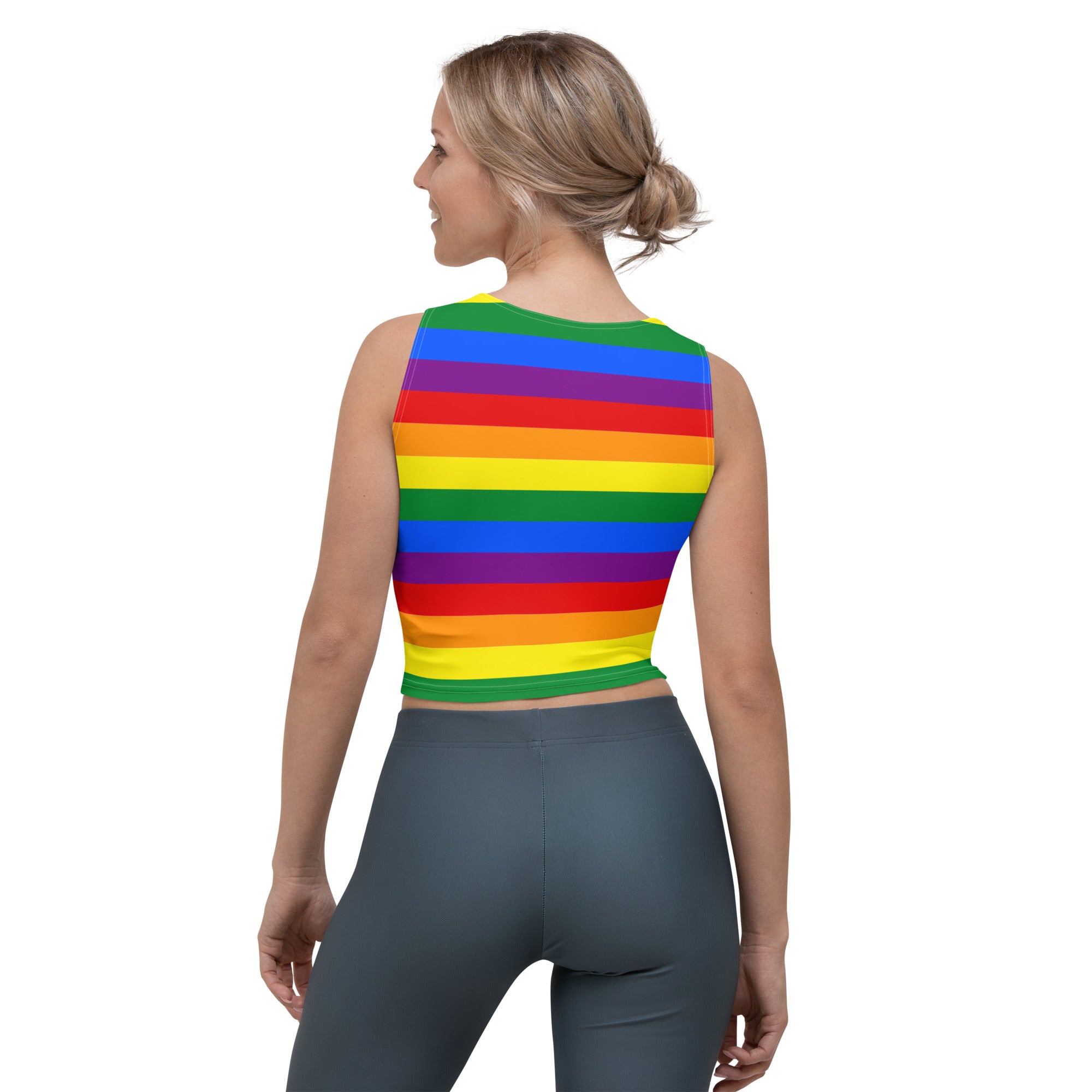 Crop Top- Rainbow