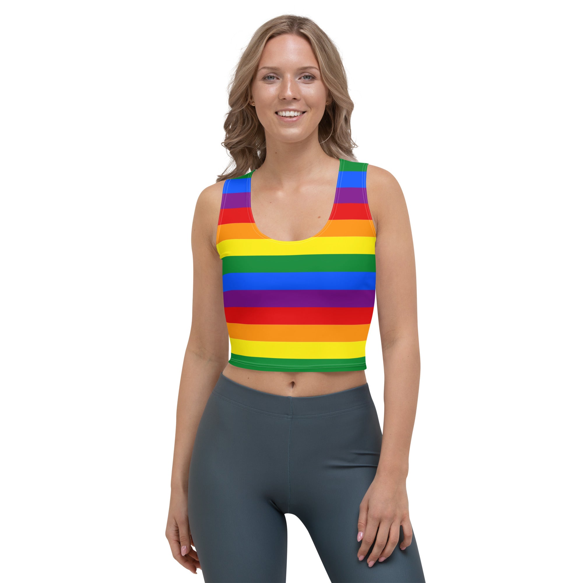 Crop Top- Rainbow