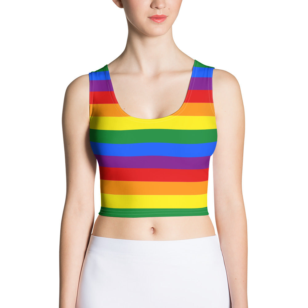 Crop Top- Rainbow