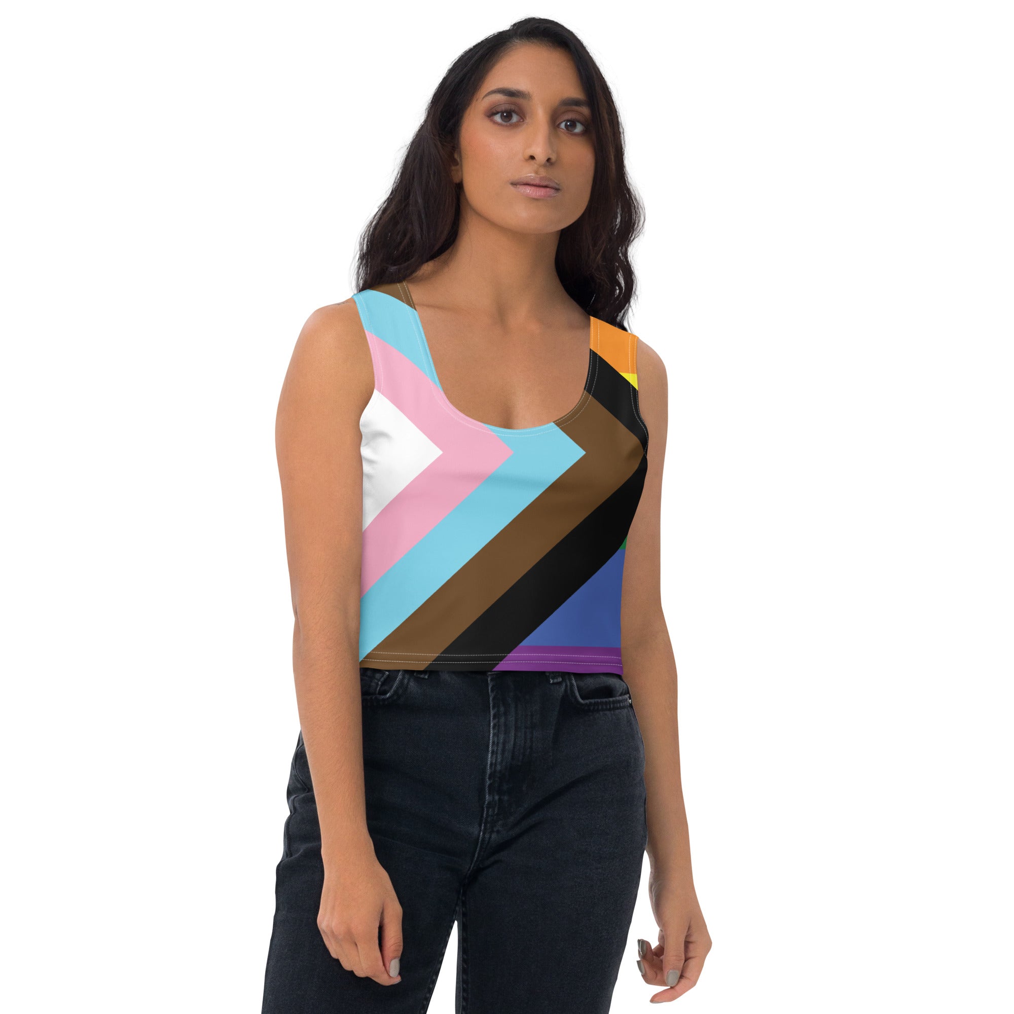 Crop Top- Progress Pride