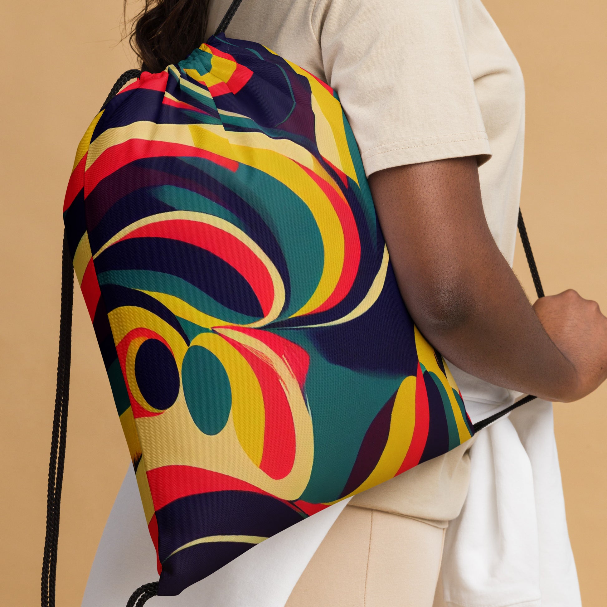 Drawstring bag- Abstract Pattern 03