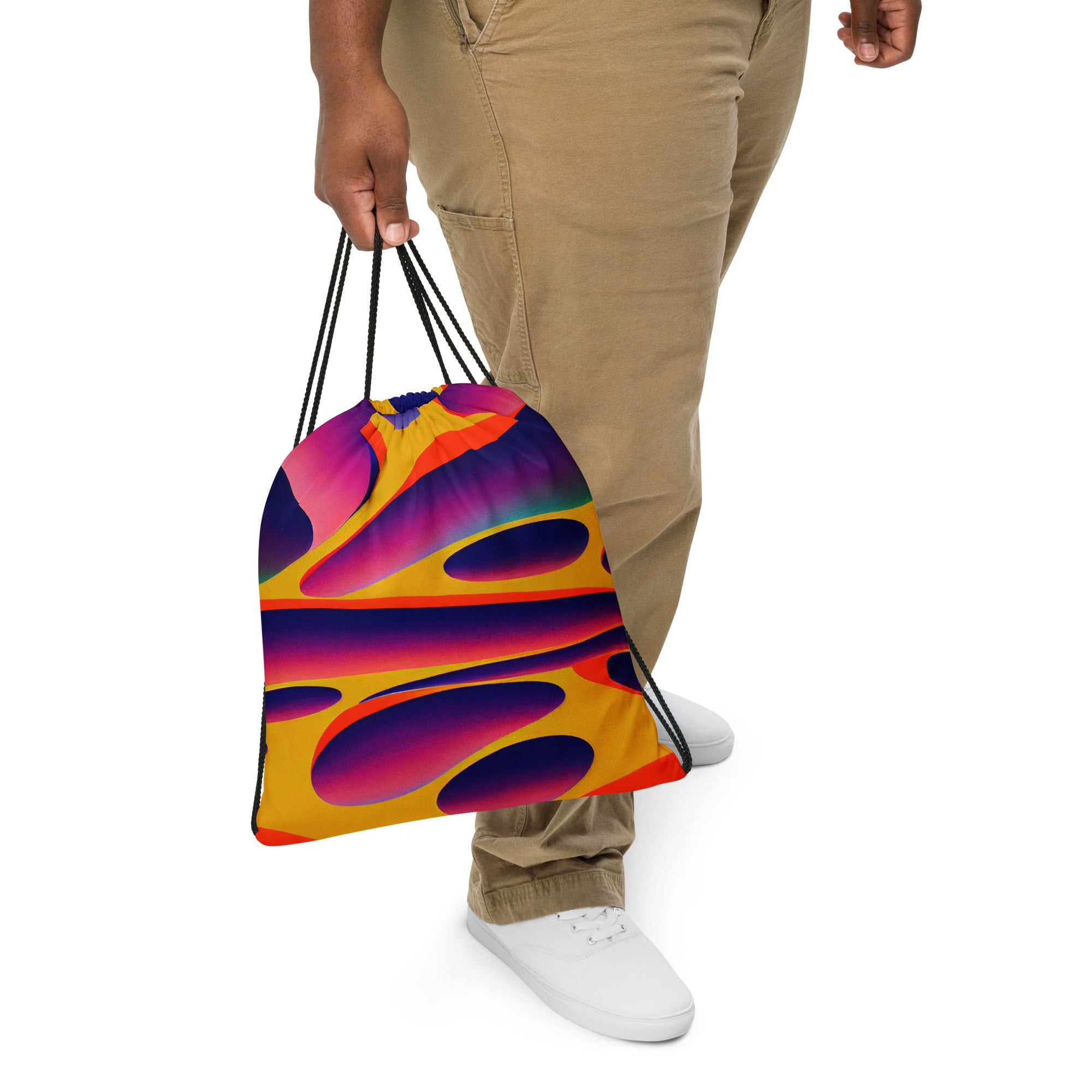 Drawstring bag- Abstract Pattern 05