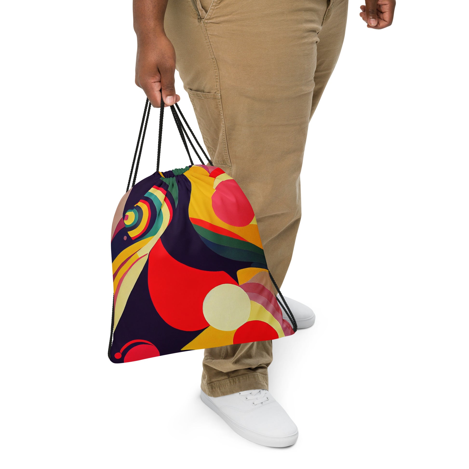 Drawstring bag- Abstract Pattern 06