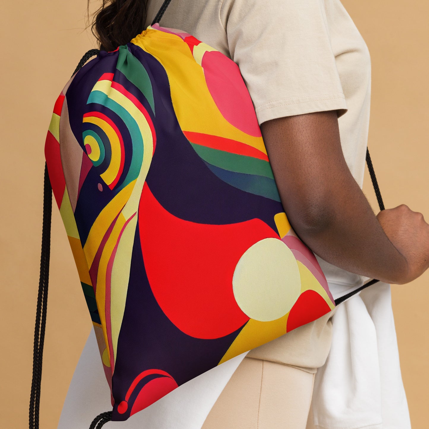 Drawstring bag- Abstract Pattern 05