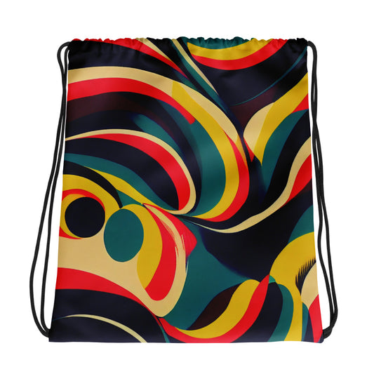 Drawstring bag- Abstract Pattern 01
