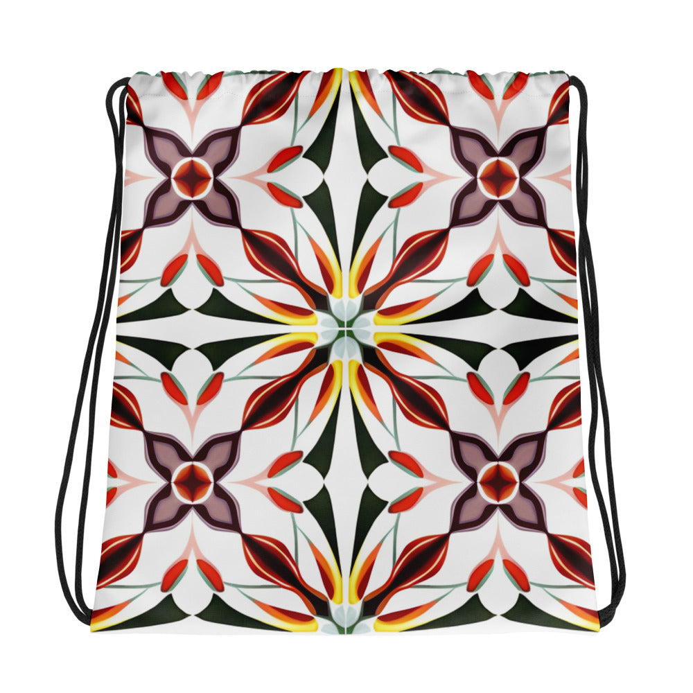 Drawstring bag- Colorful Majolica 01