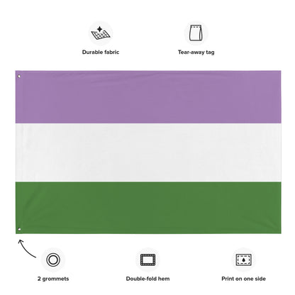 Flag- Genderqueer