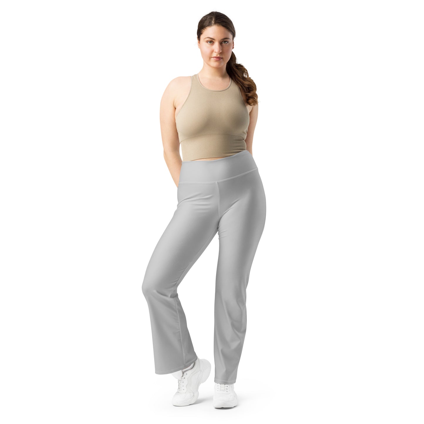 Flare leggings- Silver