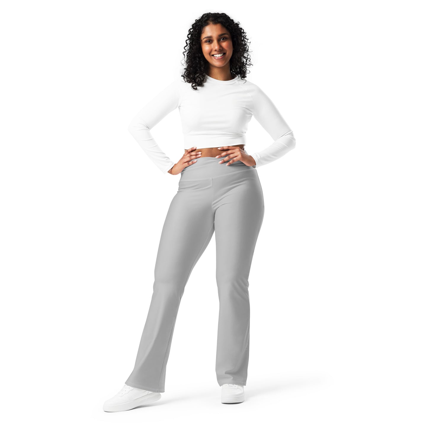 Flare leggings- Silver