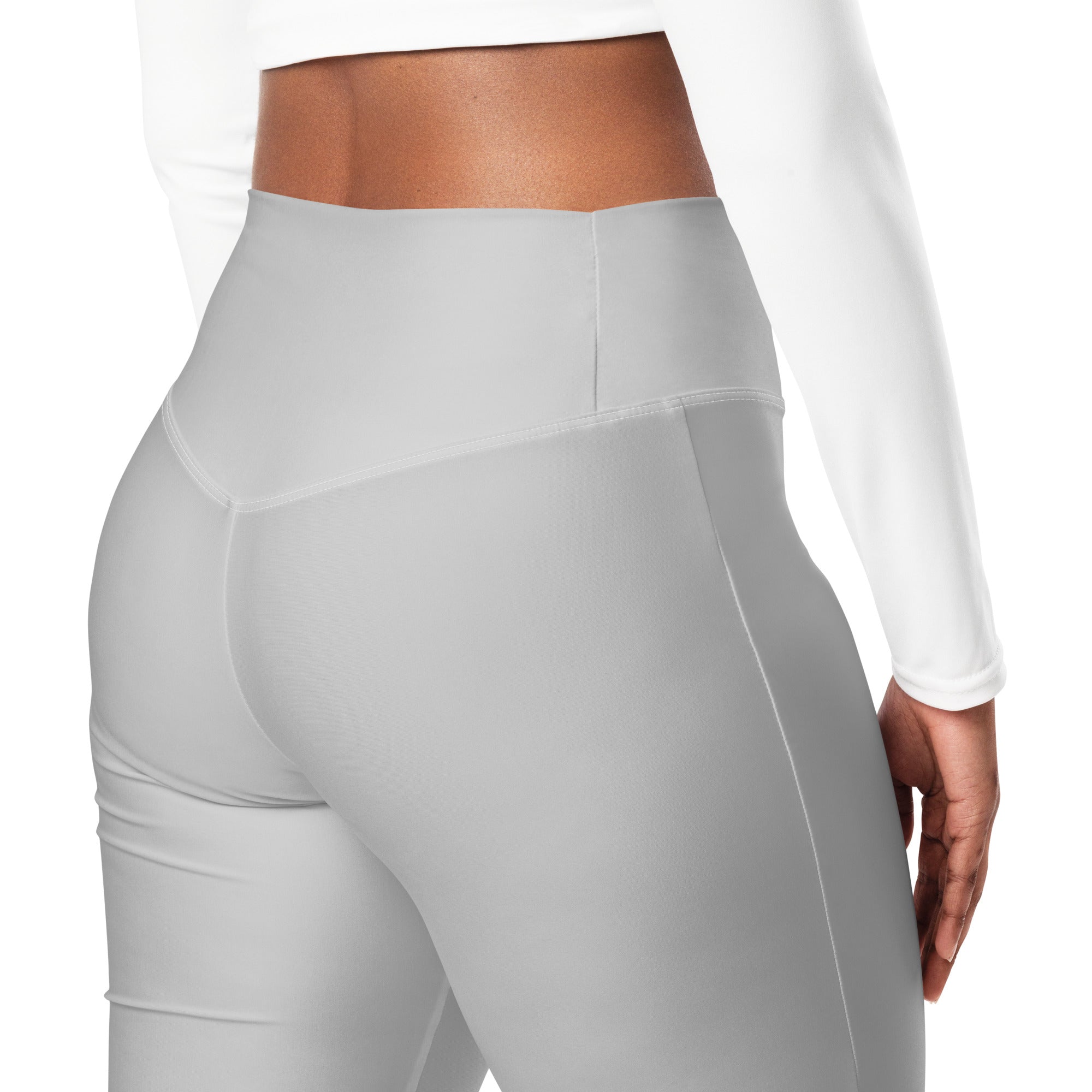 Flare leggings- Silver