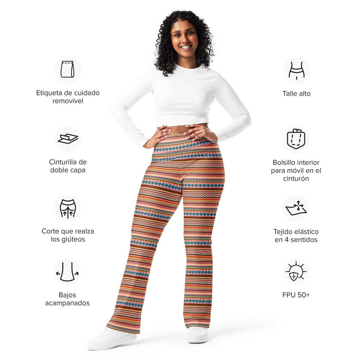 Flare leggings- American Tribal III