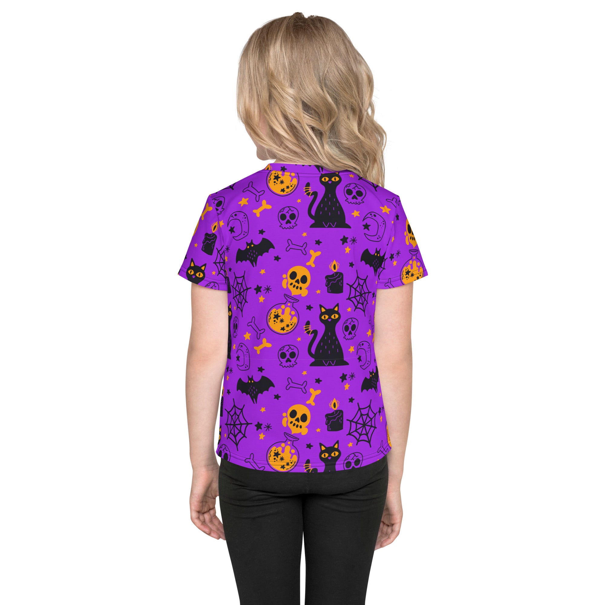 Kids crew neck t-shirt-Halloween I