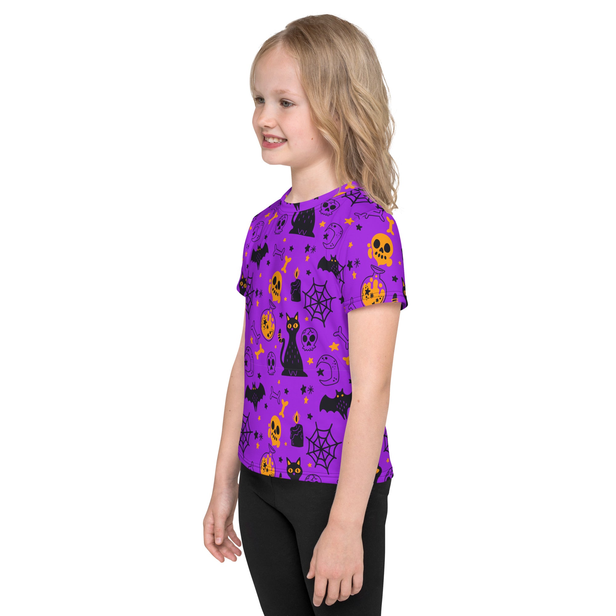 Kids crew neck t-shirt-Halloween I