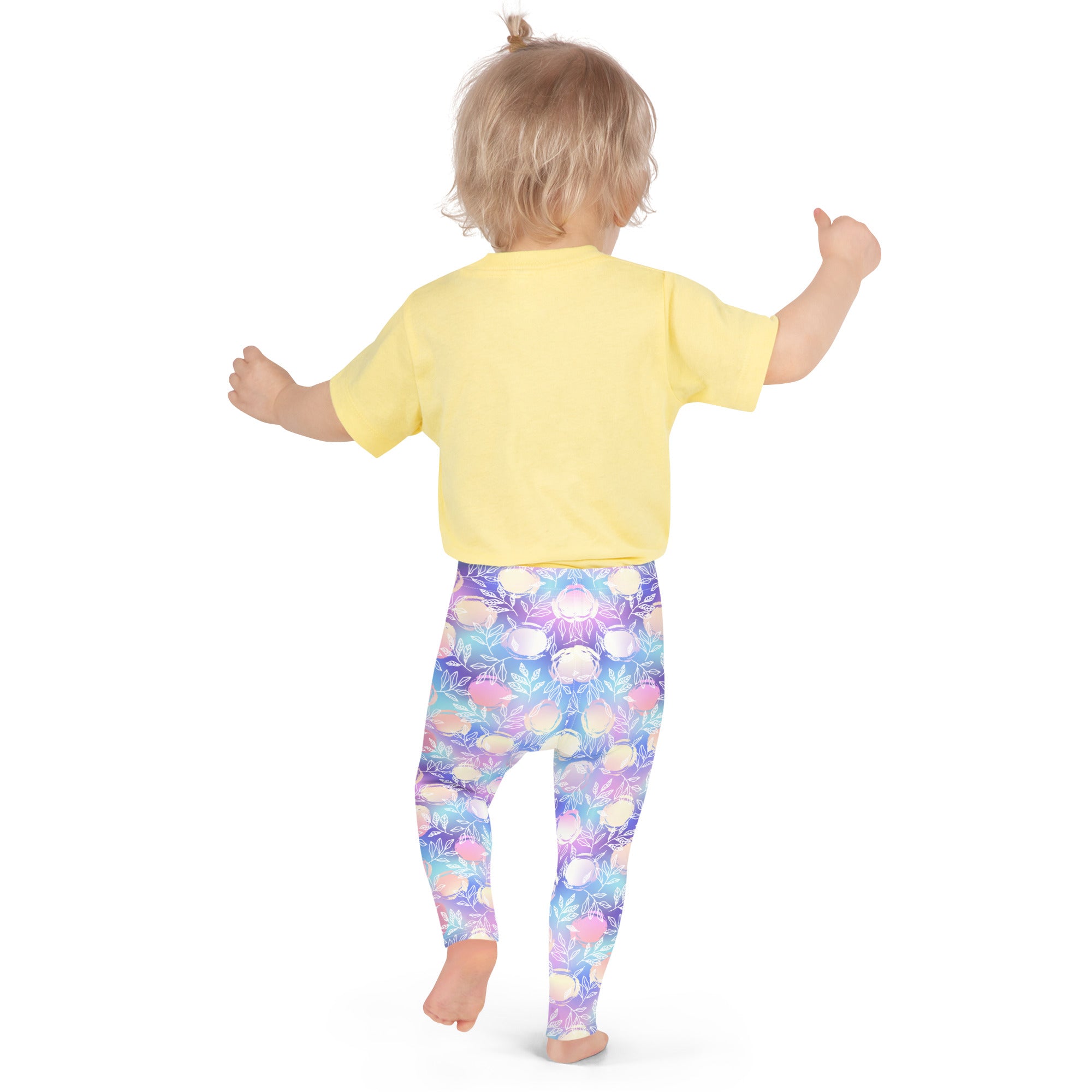 Kid's Leggings-Botanical Pattern II