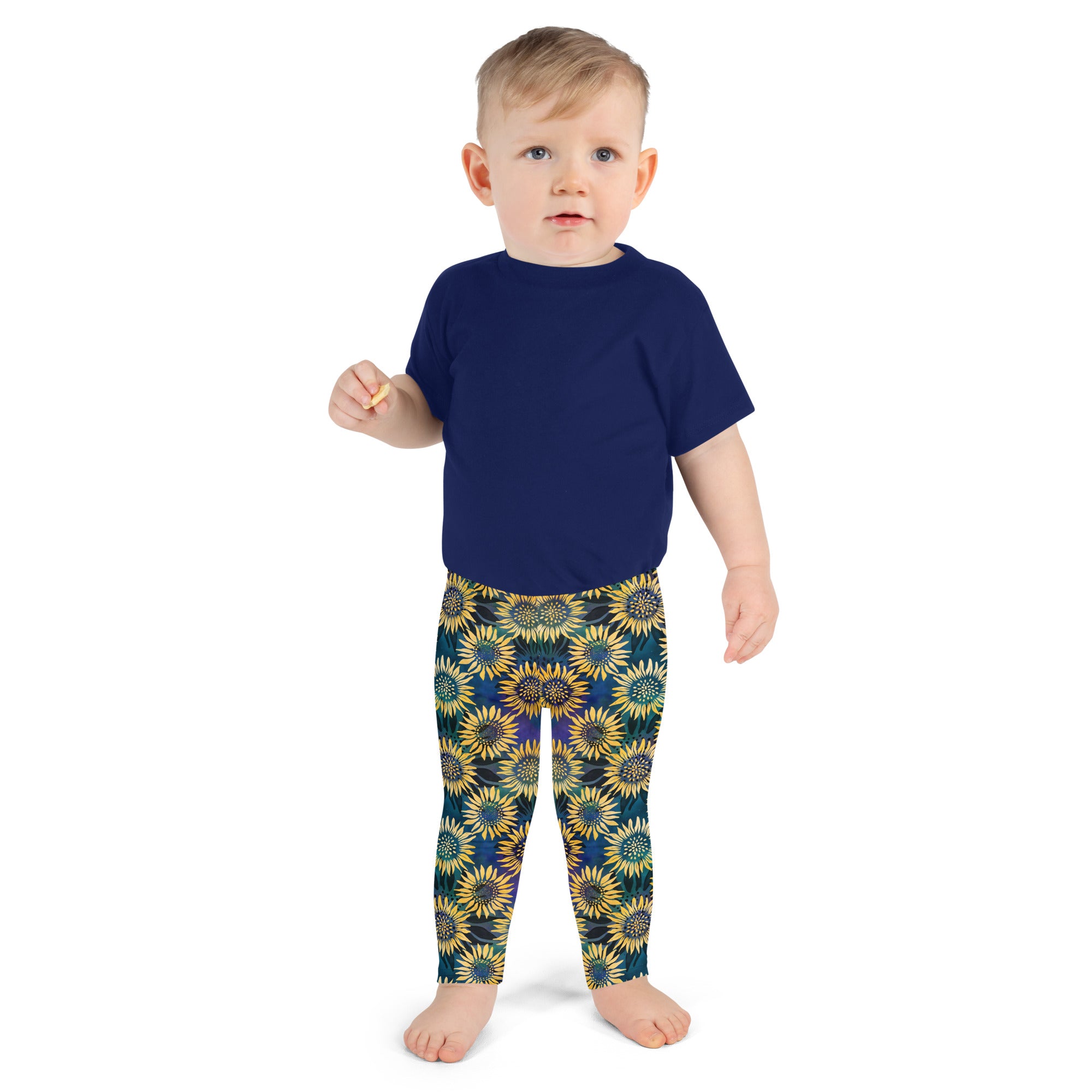 Kid's Leggings- Sunflowers