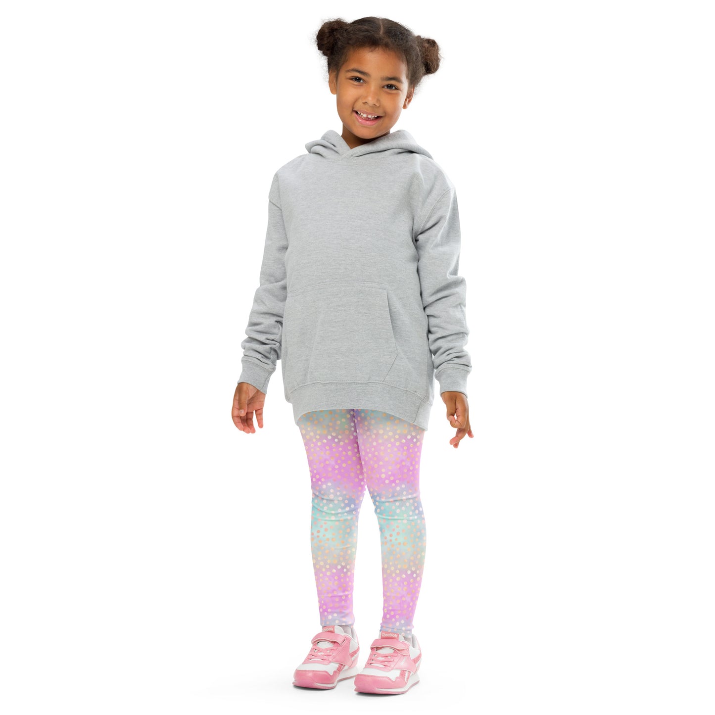 Kid's Leggings- Pink and Stars