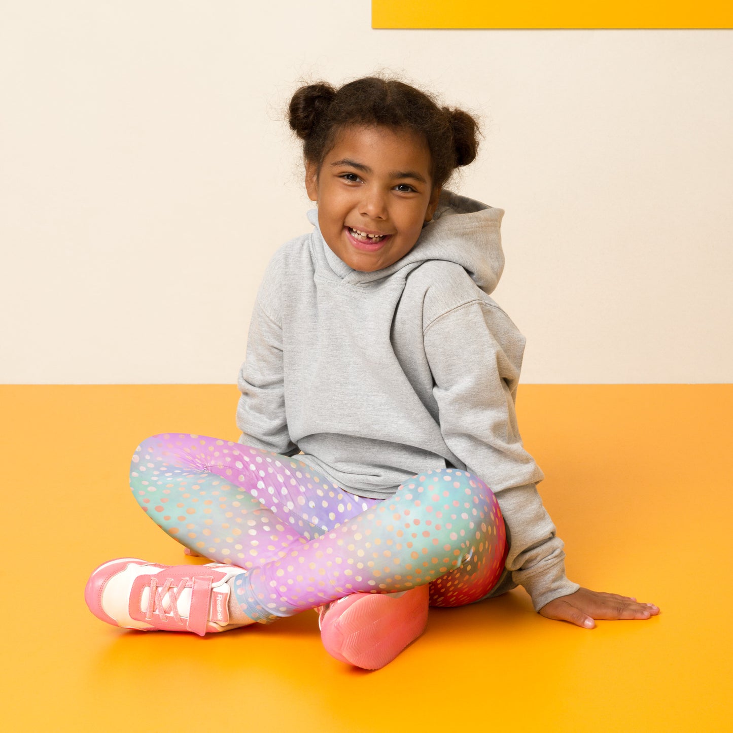 Kid's Leggings- Pink and Stars