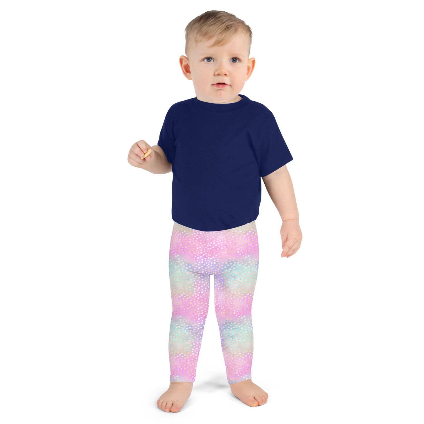 Kid's Leggings- Pink and Stars