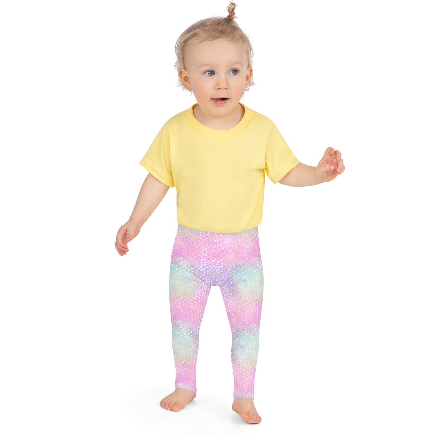 Kid's Leggings- Pink and Stars