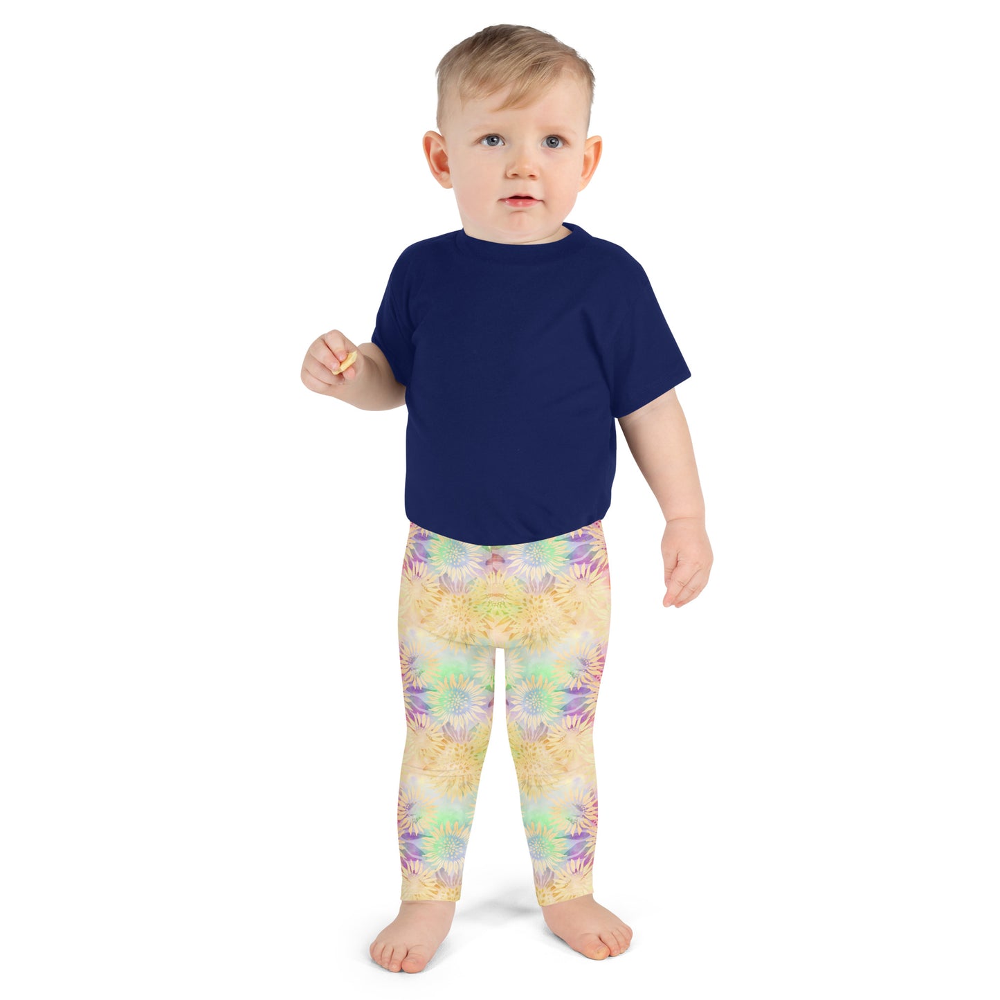 Kid's Leggings- Multi colour Sunflowers