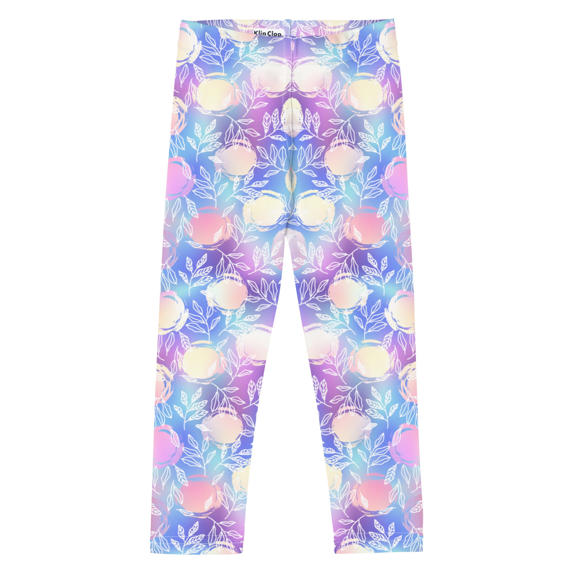 Kid's Leggings-Botanical Pattern II