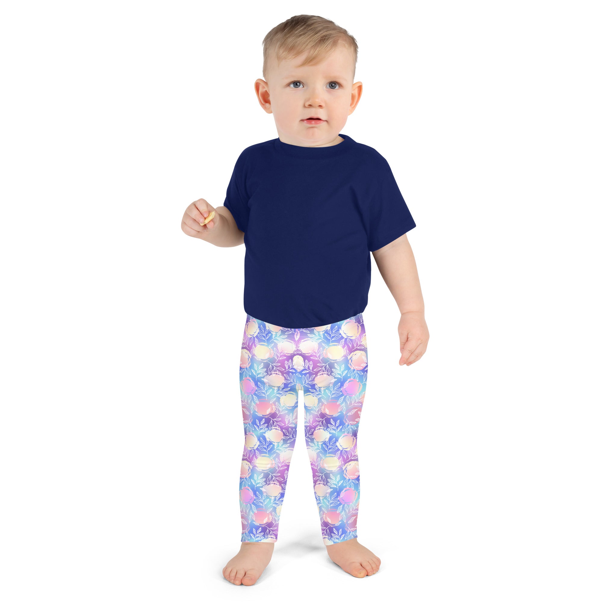 Kid's Leggings-Botanical Pattern II