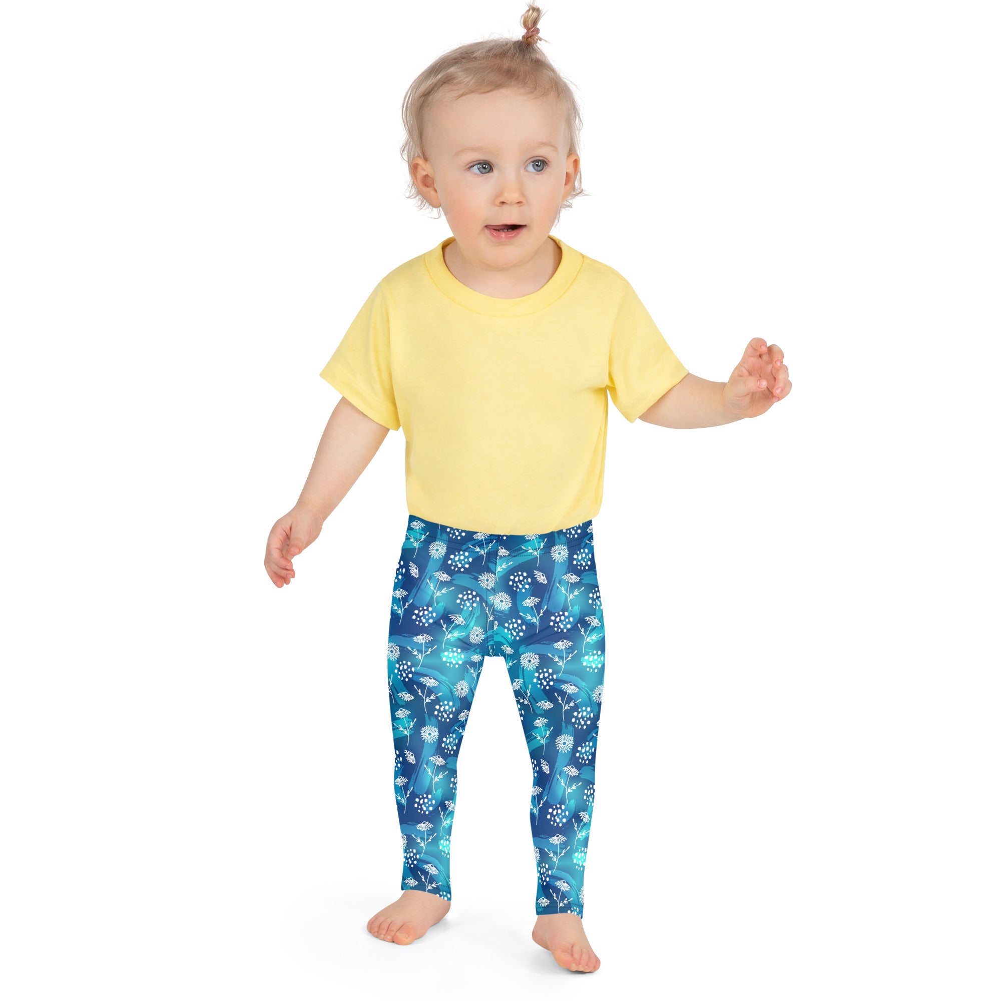 Kid's Leggings-Botanical Pattern I