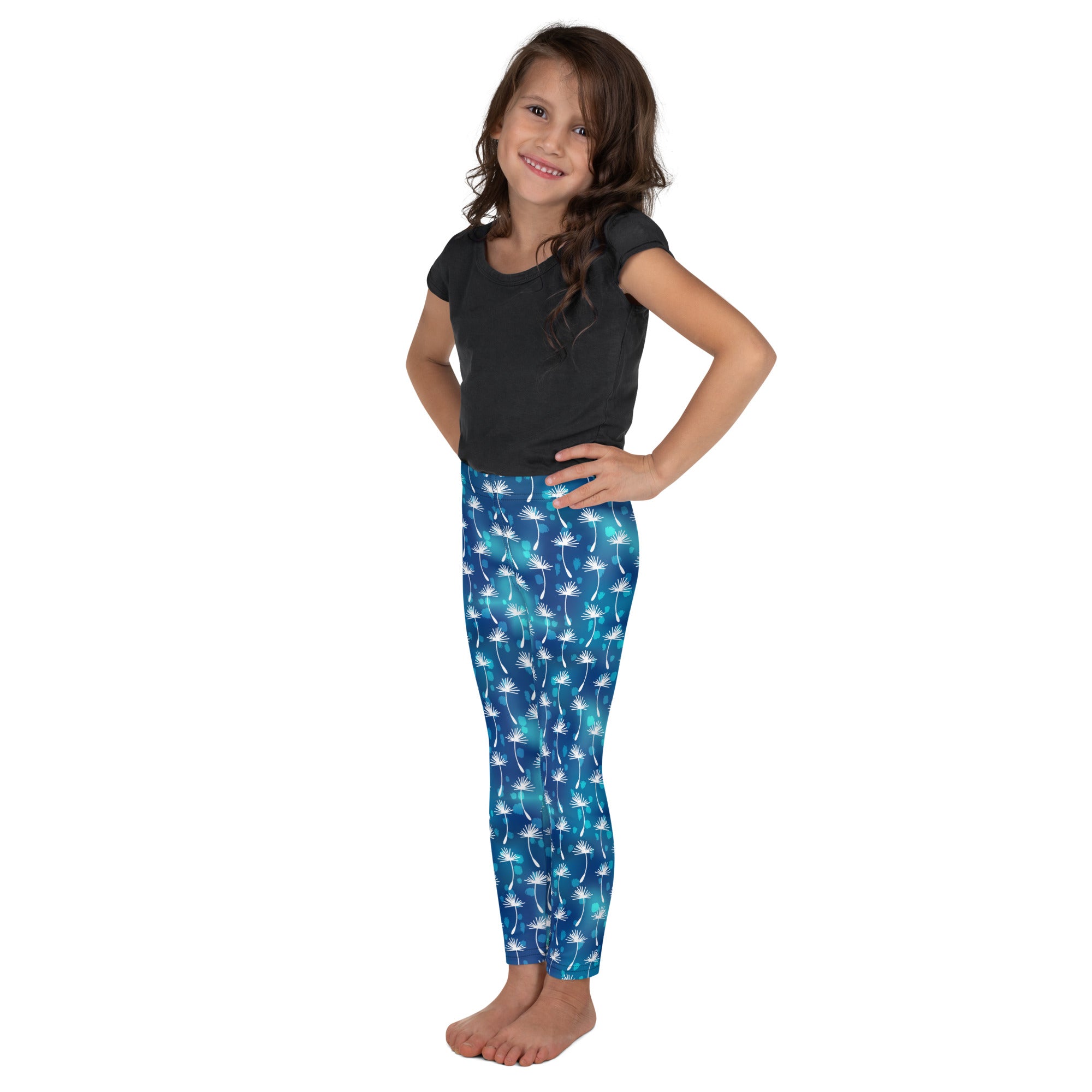 Kid's Leggings-Botanical Pattern IV