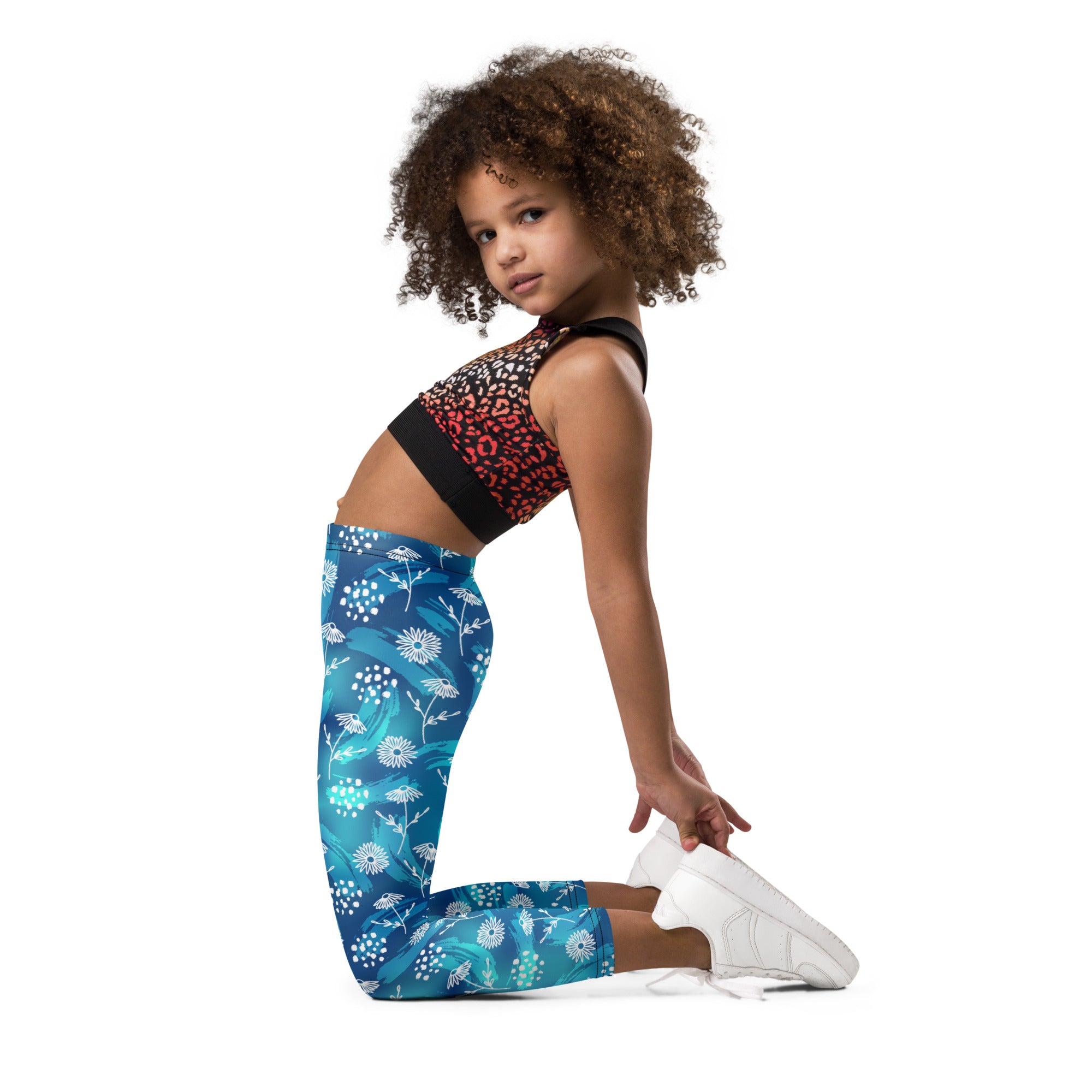 Kid's Leggings-Botanical Pattern I