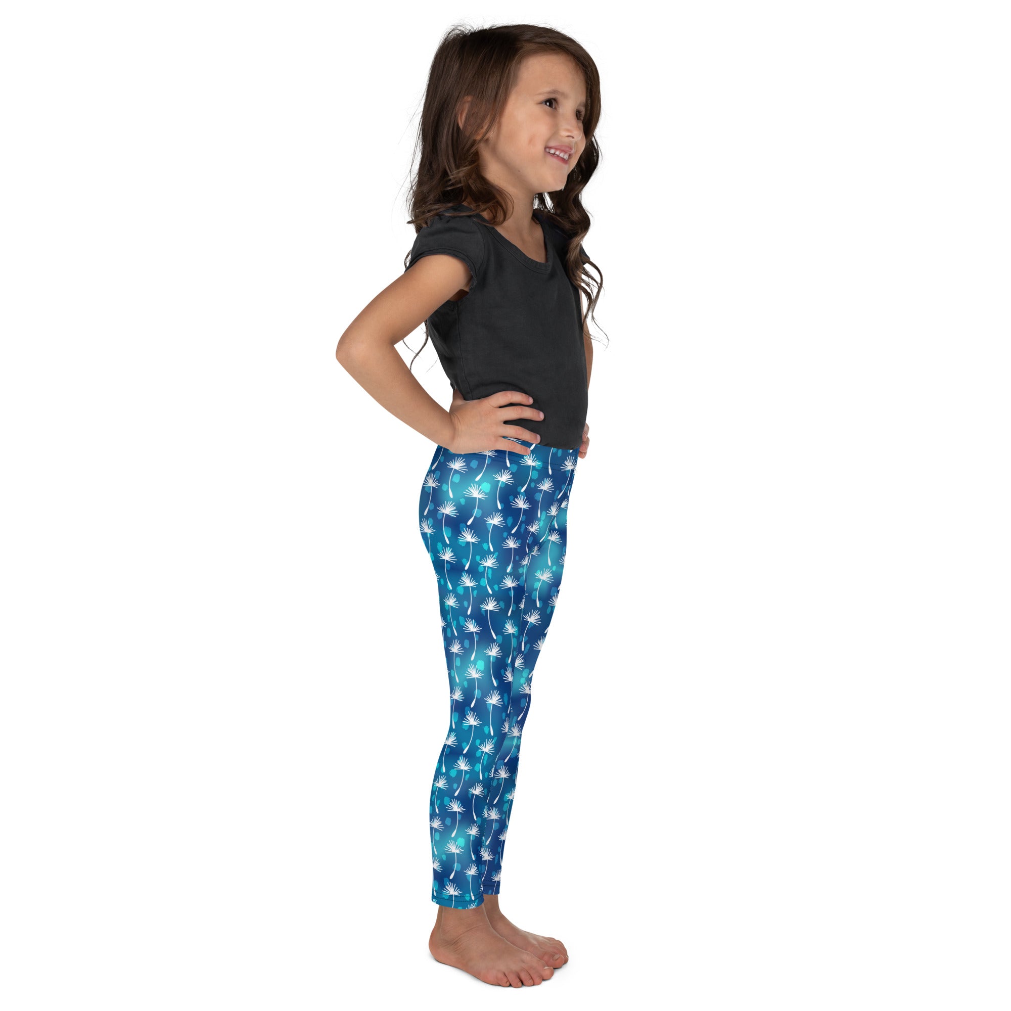 Kid's Leggings-Botanical Pattern IV