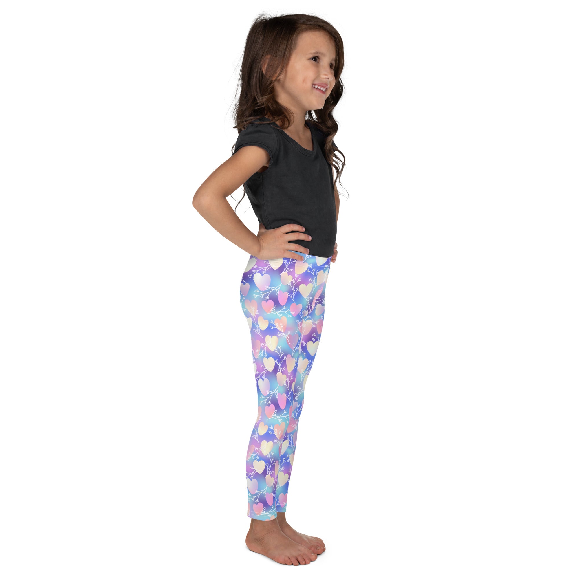 Kid's Leggings-Botanical Pattern III