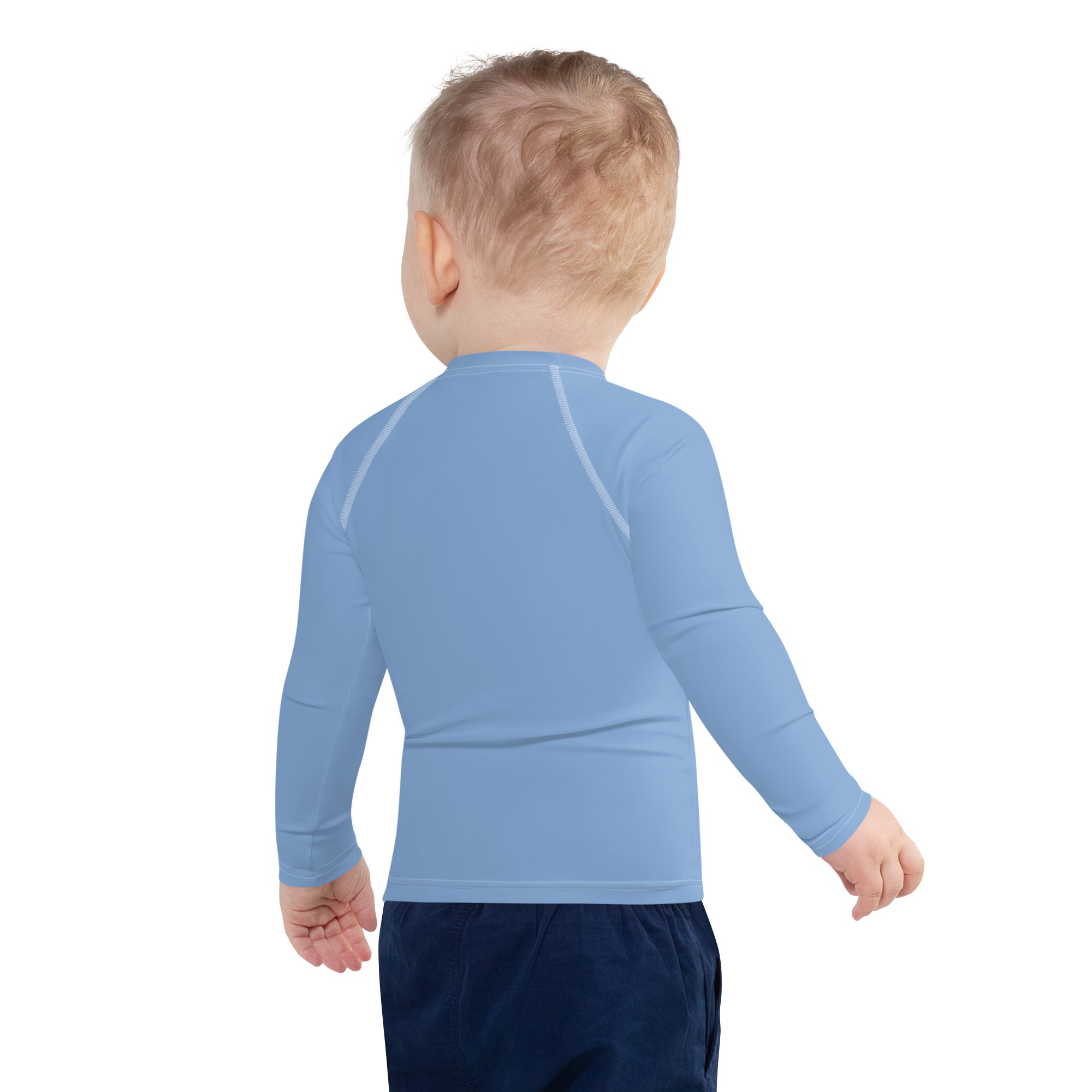 Kids Rash Guard- Light Blue