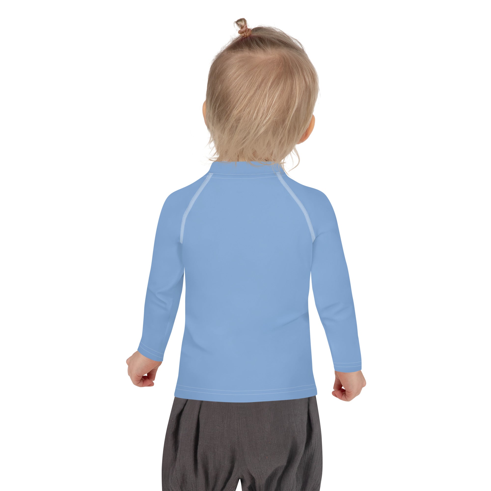 Kids Rash Guard- Light Blue