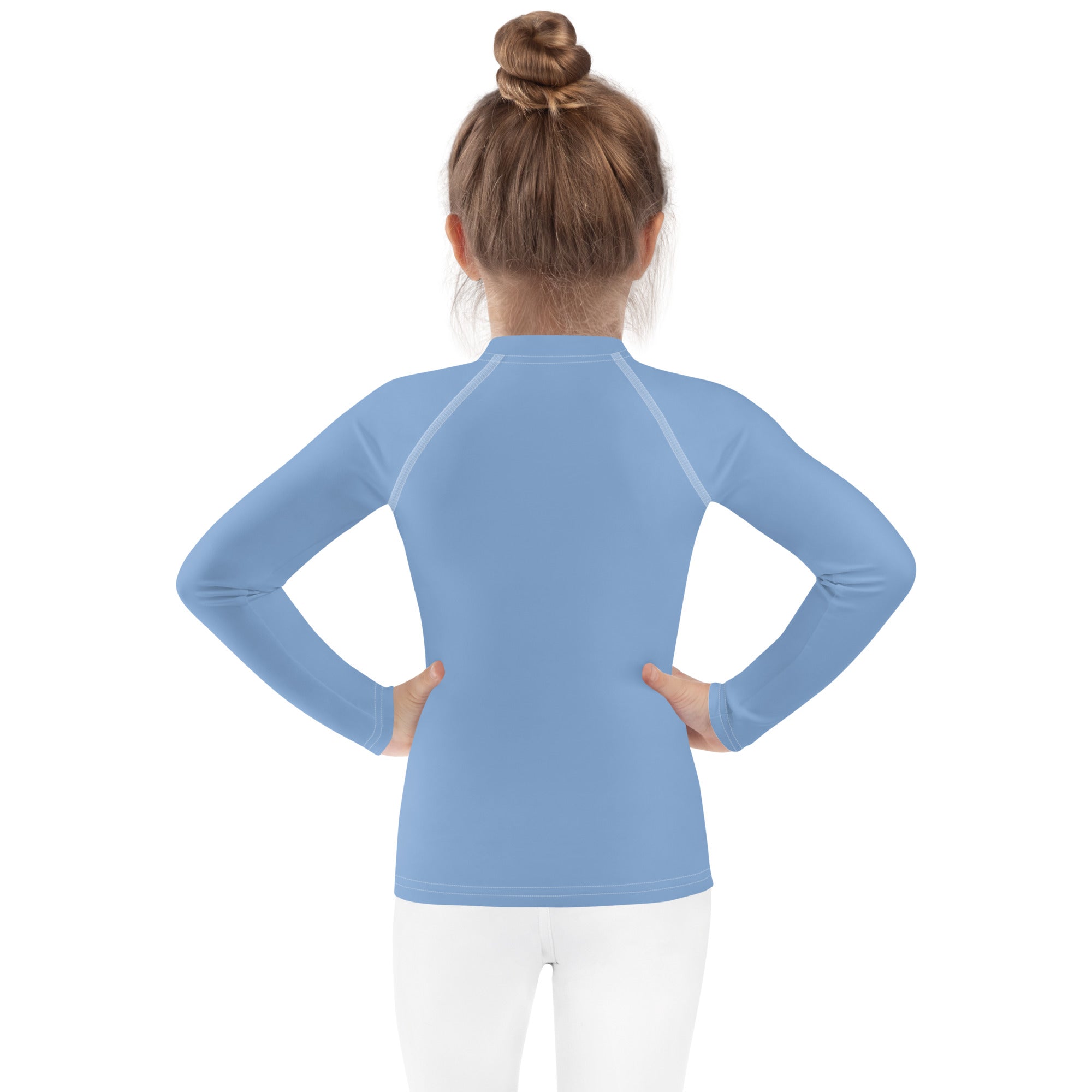 Kids Rash Guard- Light Blue