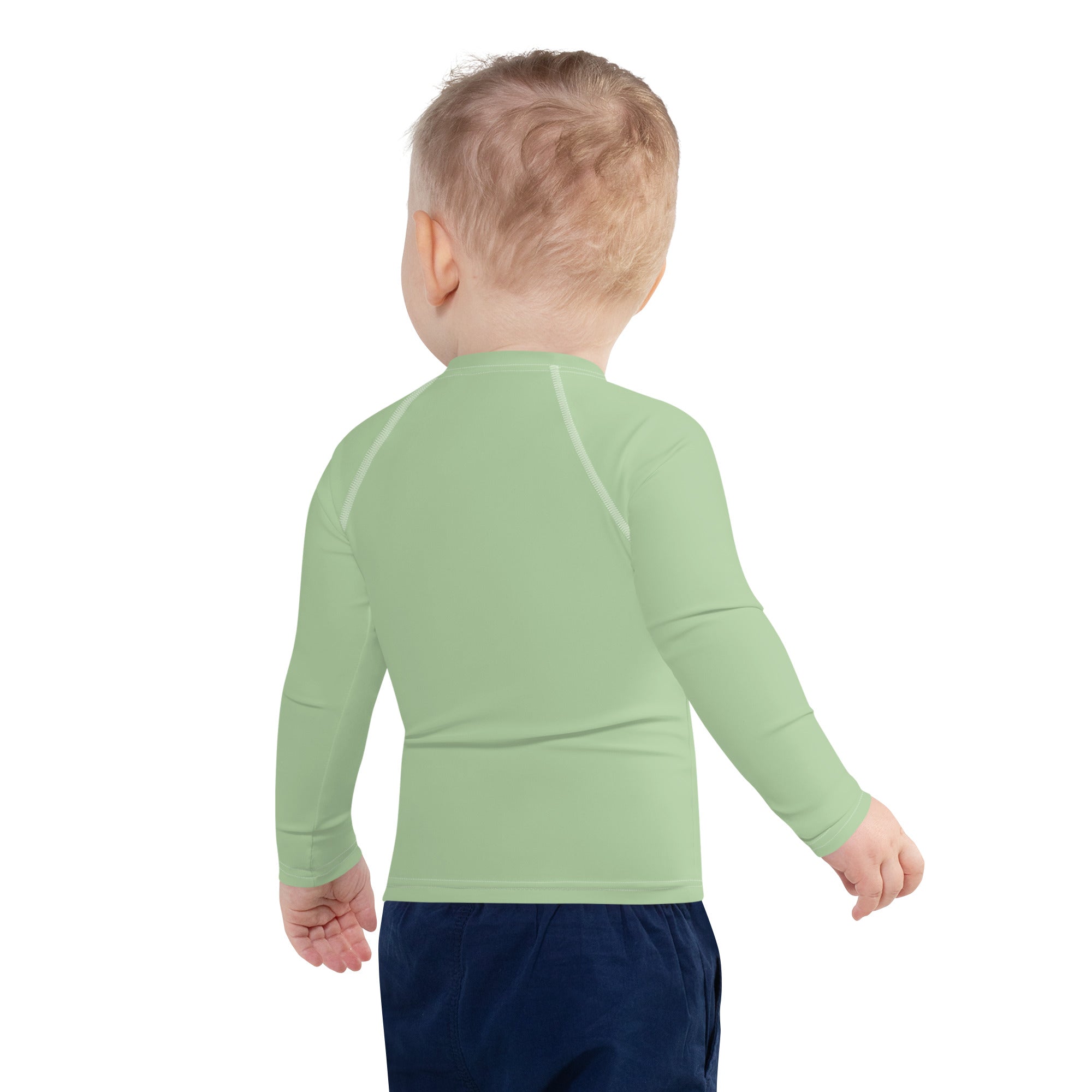 Kids Rash Guard- Light Green