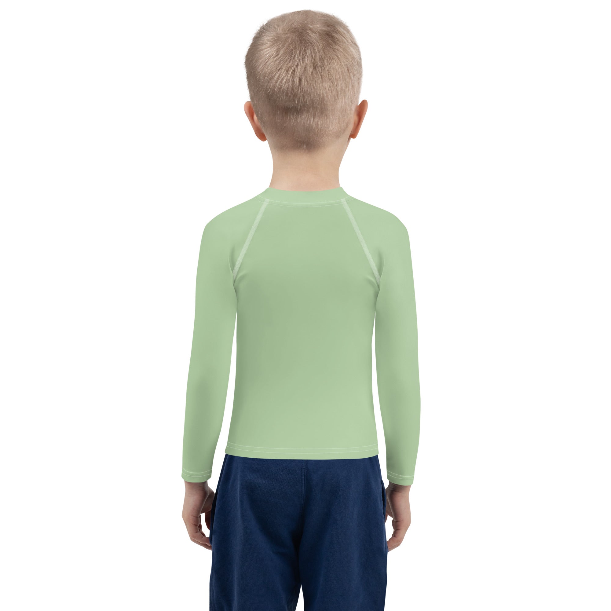 Kids Rash Guard- Light Green