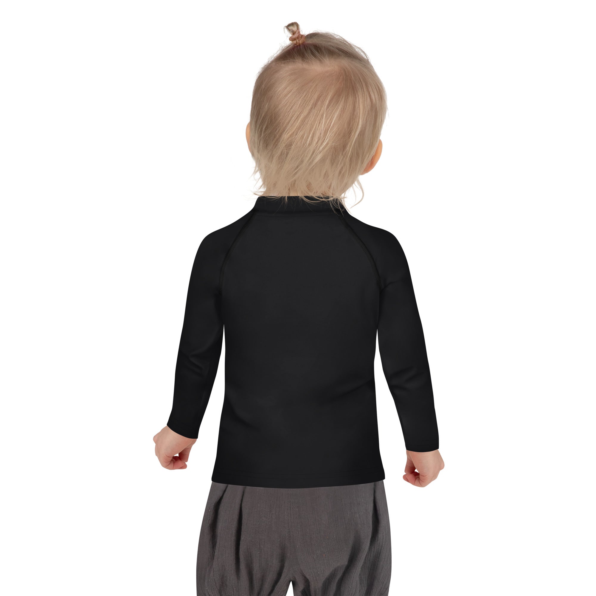 Kids Rash Guard- Black