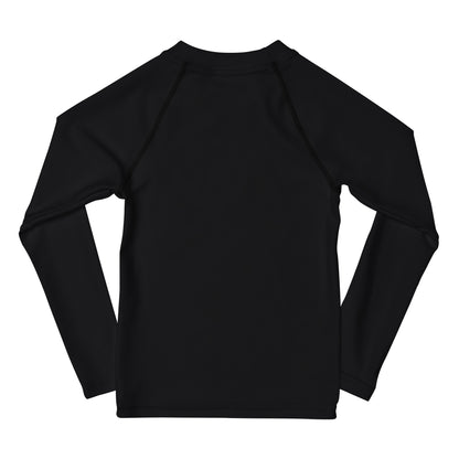 Kids Rash Guard- Black