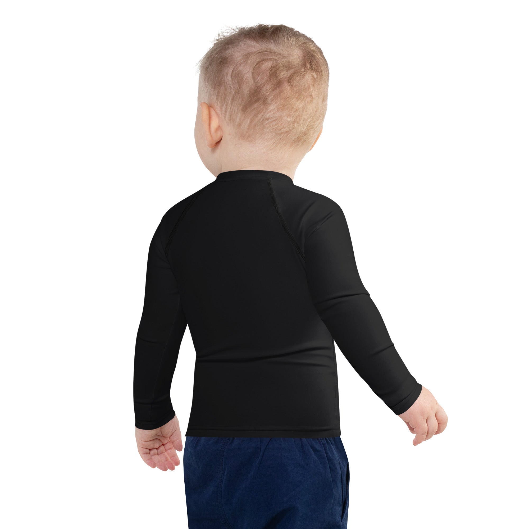 Kids Rash Guard- Black