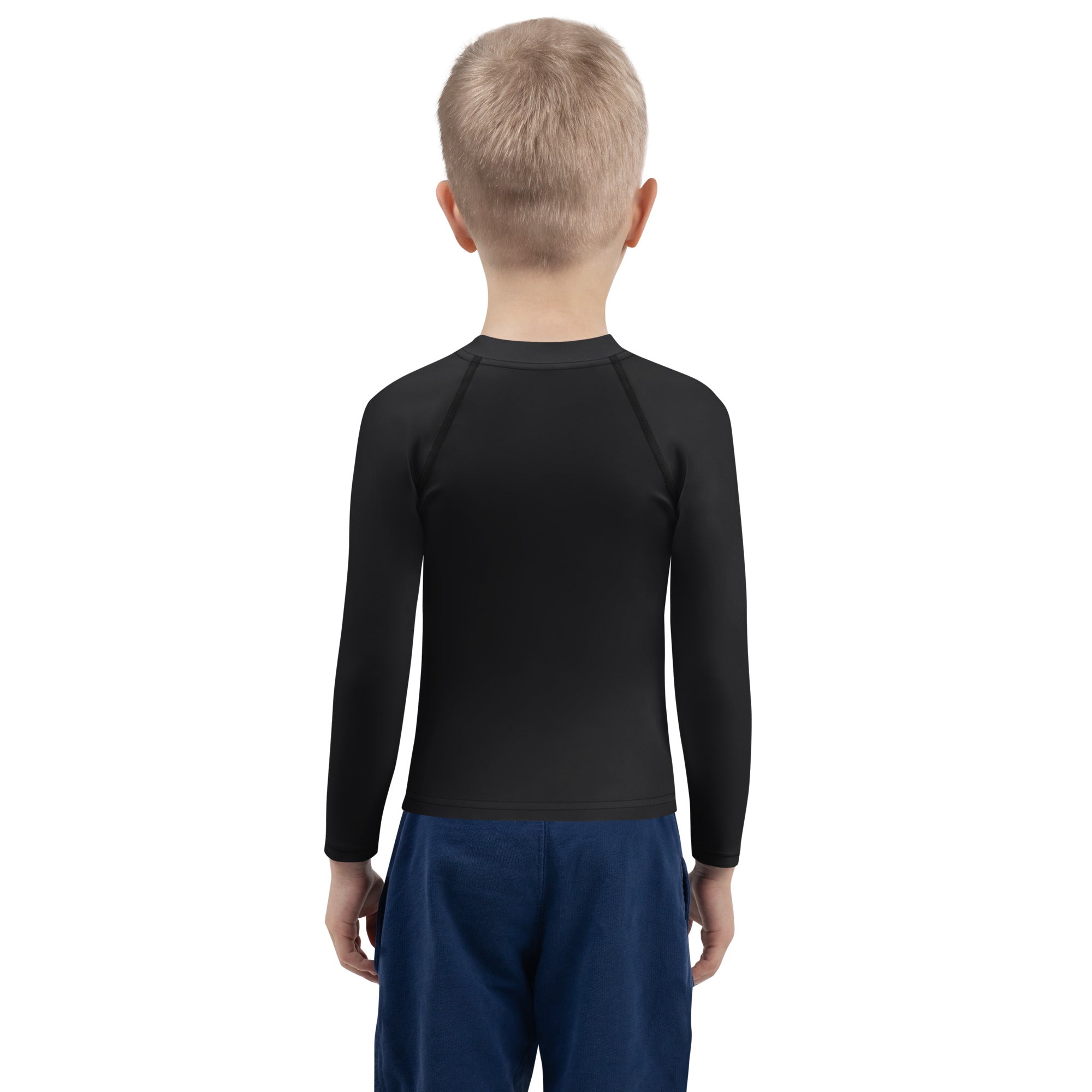 Kids Rash Guard- Black