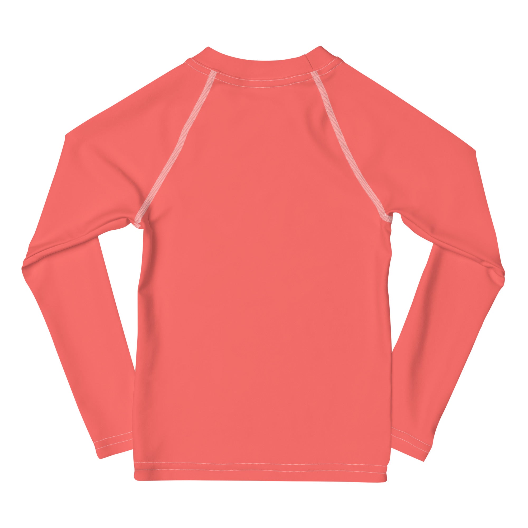 Kids Rash Guard- Coral