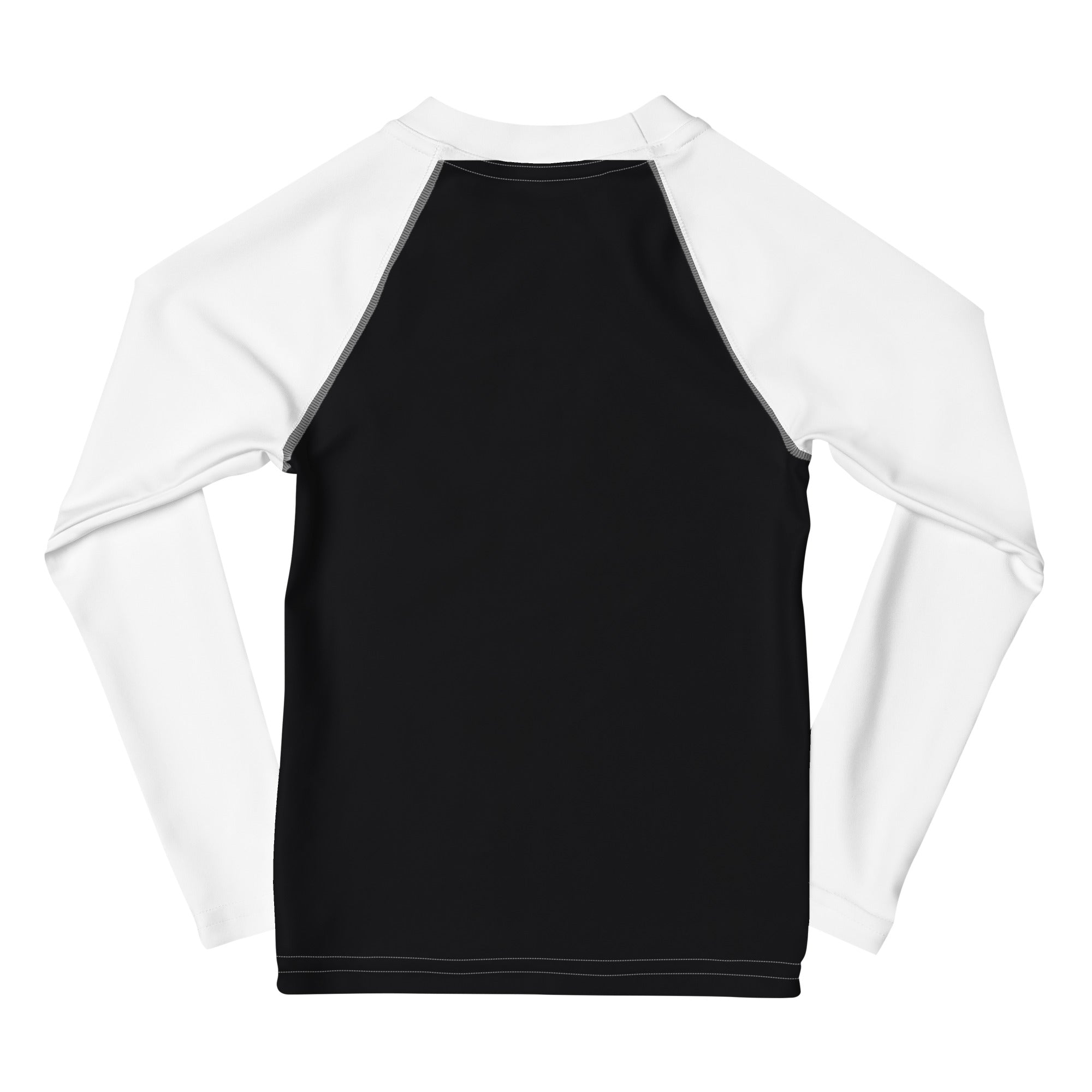 Kids Rash Guard- Black And White