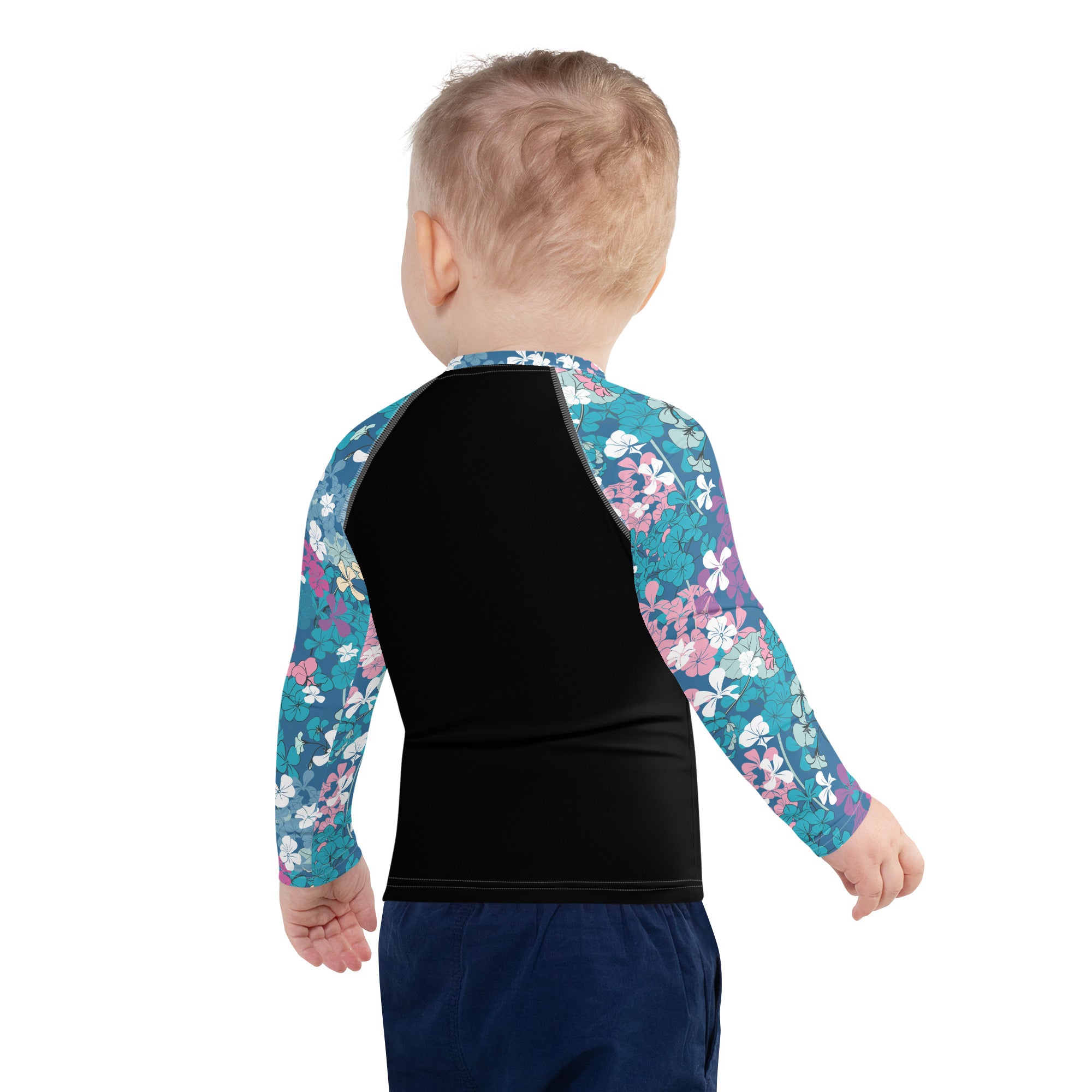 Kids Rash Guard- Floral Garden